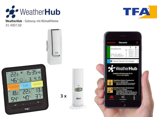 Starterset Klima @Home Funk-Thermo-Hygrometer